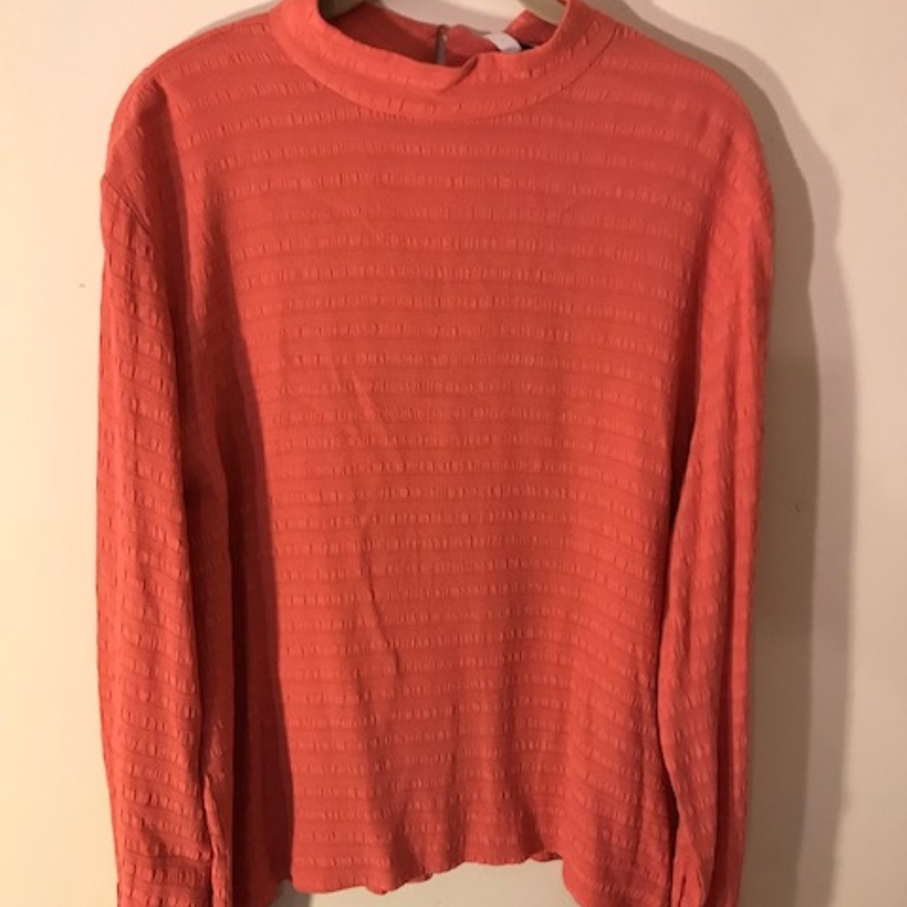 Coral blouse